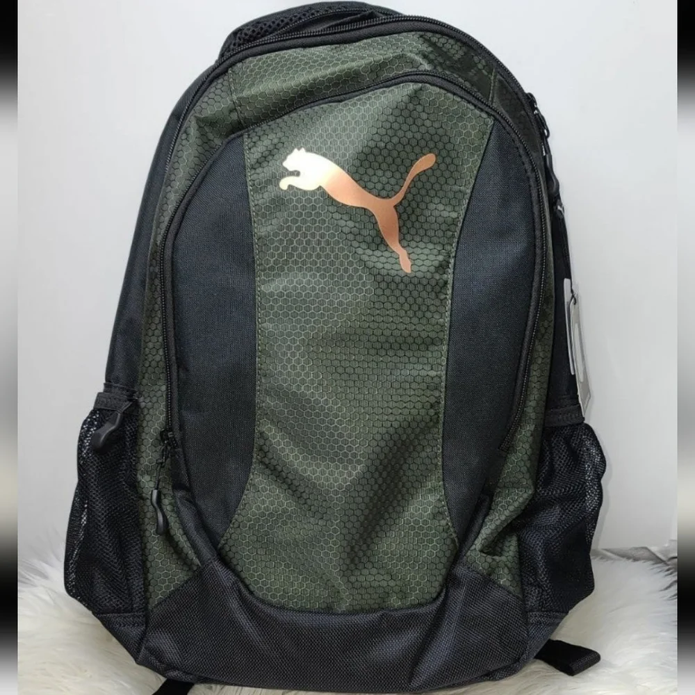 🙀PUMA Equivalence Backpack in Dark Green/Black